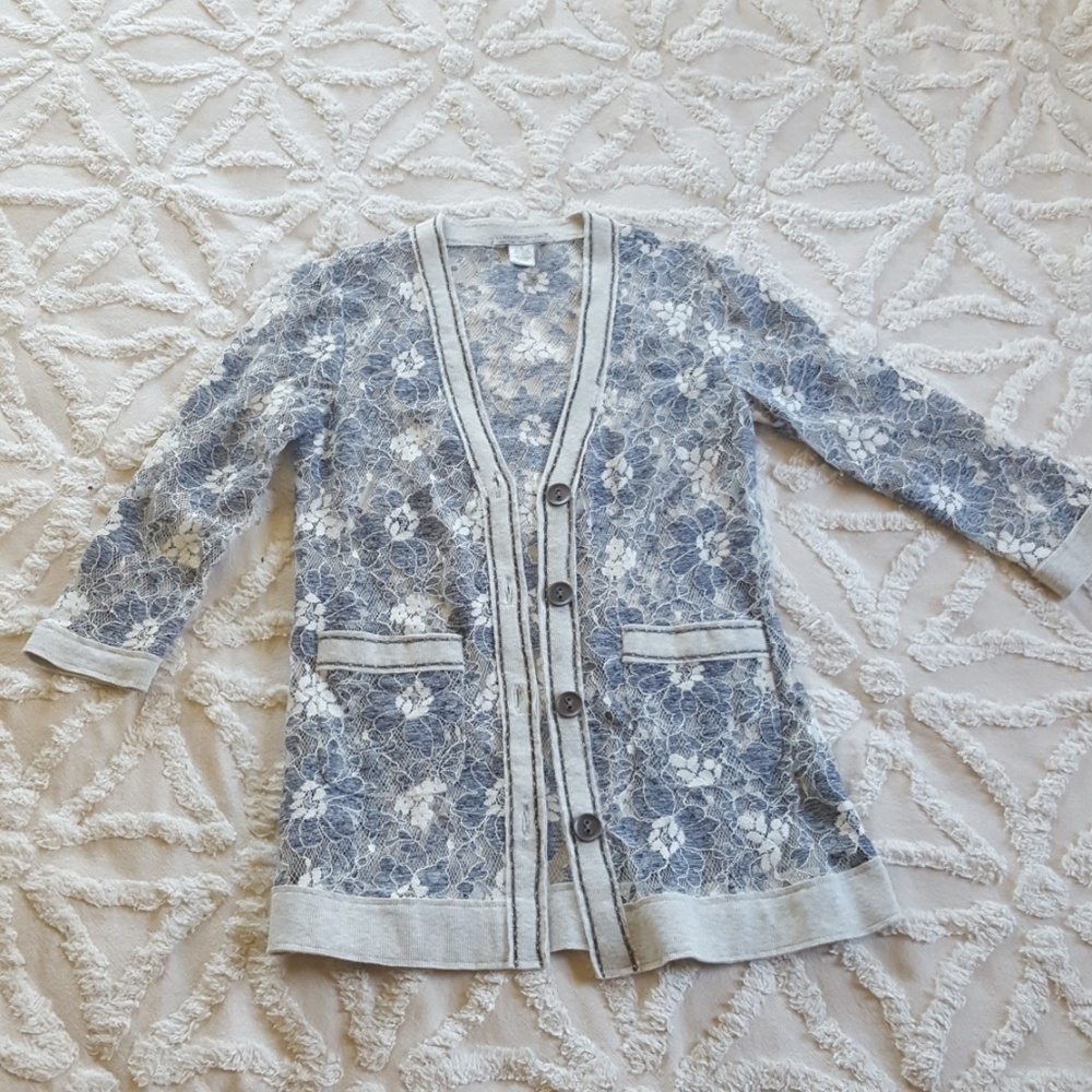 Lace sweater